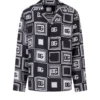 ( New Season ) Dolce & Gabbana Logo Printed Long-Sleeved Shirt - Multi