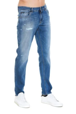 ( New Season ) Dolce & Gabbana Distressed Regular-Fit Stretch Jeans - Blue -Cheap Vestureo Store cb5a90dcdda6944c3685f382bec94f37