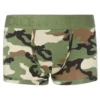 ( New Season ) Dolce & Gabbana Logo Waistband Camouflage Printed Boxers - Multi