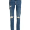 Dolce & Gabbana Distressed Skinny Jeans - Blue