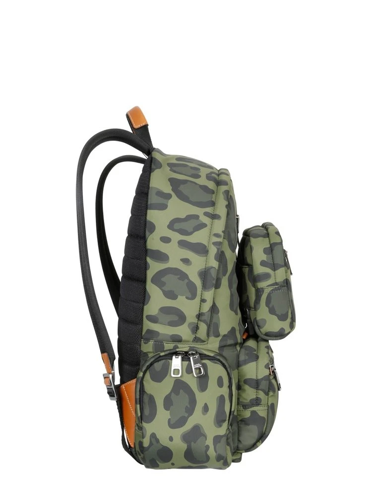 Dolce & Gabbana Logo Patch Leopard Printed Backpack - Multi 3 Dolce & Gabbana Logo Patch Leopard Printed Backpack - Multi - Image 3