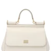 Dolce & Gabbana Medium Sicily Shoulder Bag - White