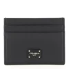 Dolce & Gabbana Logo Plaque Cardholder - Black