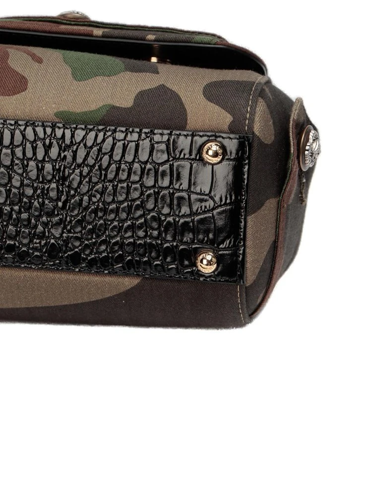 ( New Season ) Dolce & Gabbana Logo Plaque Camouflage Pattern Tote Bag - Multi 4 ( New Season ) Dolce & Gabbana Logo Plaque Camouflage Pattern Tote Bag - Multi - Image 4