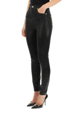 Dolce & Gabbana Logo Plaque Skinny Jeans - Black -Cheap Vestureo Store cfb322301480d35d91ca31c4e83aa256