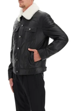 Dolce & Gabbana Buttoned Detailed Biker Jacket - Black -Cheap Vestureo Store d09fd0be1af5dd38e6d1f88186c1495f