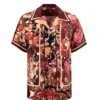 ( New Season ) Dolce & Gabbana Graphic Printed Buttoned Shirt - Multi