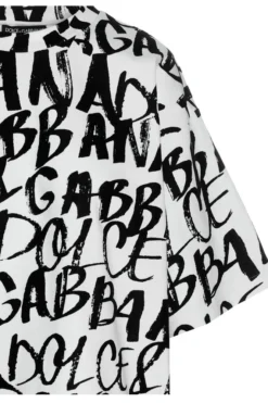 Dolce & Gabbana Graphic Logo Printed T-Shirt - Multi -Cheap Vestureo Store d257dff0c98408fcd9669249770d0d71