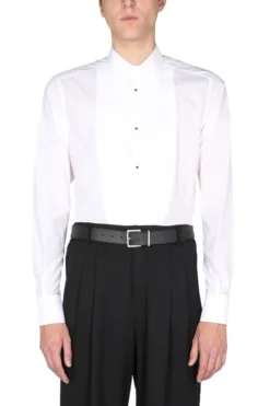 ( New Season ) Dolce & Gabbana Classic Tailored Shirt - White