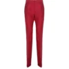 ( New Season ) Dolce & Gabbana Mid Rise Tailored Trousers - Red