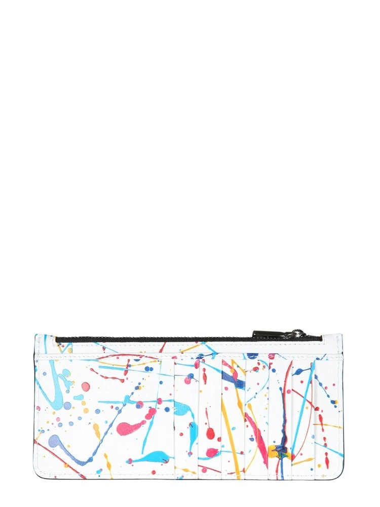 ( New Season ) Dolce & Gabbana Logo Plaque Abstract Print Zipped Wallet - Multi 2 ( New Season ) Dolce & Gabbana Logo Plaque Abstract Print Zipped Wallet - Multi - Image 2