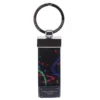 ( New Season ) Dolce & Gabbana Logo Patch Paint Splatter Detailed Keychain - Multi