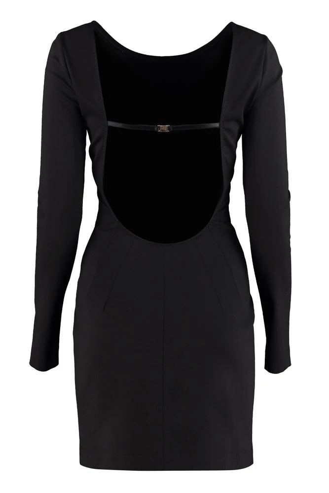 Dolce & Gabbana Open Back Wrapped Dress - Black 2 Dolce & Gabbana Open Back Wrapped Dress - Black - Image 2
