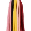 Dolce & Gabbana Colour Block Striped Midi Skirt - Multi