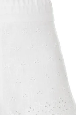 ( New Season ) Dolce & Gabbana High Waist Broderie Zipped Shorts - White -Cheap Vestureo Store d42e2c95fb60eb4f9c499accd50fbb5f