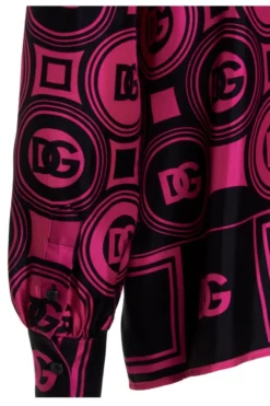 ( New Season ) Dolce & Gabbana Allover Logo Printed Long-Sleeved Shirt - Multi -Cheap Vestureo Store d4d6bcca67b07ed87b8ce035c81328e6