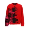 ( New Season ) Dolce & Gabbana DG Logo Crewneck Sweatshirt - Red