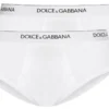 ( New Season ) Dolce & Gabbana Logo Band Two-Pack Briefs - White