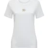 Dolce & Gabbana DG Crystal Embellished T-Shirt - White