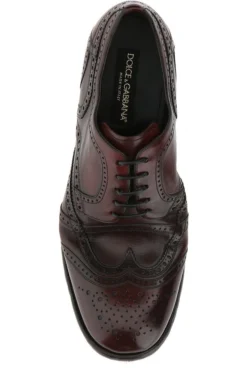 Dolce & Gabbana Vintage Derby Brogue Shoes - Red -Cheap Vestureo Store d6bd25173553e0244523f1cae1fa067c