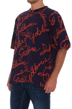 Dolce & Gabbana Allover Signature Logo T-Shirt - Multi -Cheap Vestureo Store d724f161a3e58ae0f66a174fd845d5d2