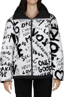 Dolce & Gabbana Reversible Printed Down Jacket - Multi -Cheap Vestureo Store d7f8ef4f7470e5b69fd2942ccc45ee6a