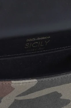 ( New Season ) Dolce & Gabbana Sicily Camouflage Foldover Crossbody Bag - Multi -Cheap Vestureo Store d80e1fc4baedf77688768f1da3542edb