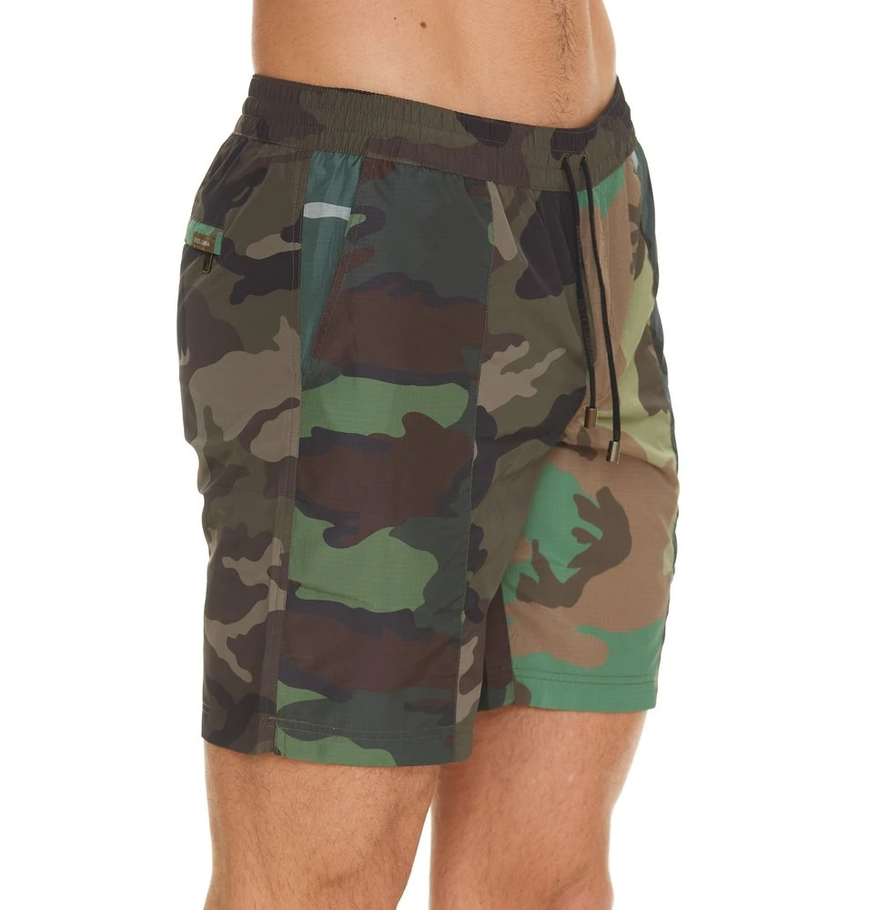 ( New Season ) Dolce & Gabbana Camouflage Printed Drawstring Swim Shorts - Multi 3 ( New Season ) Dolce & Gabbana Camouflage Printed Drawstring Swim Shorts - Multi - Image 3