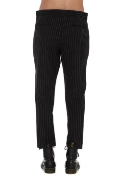 Dolce & Gabbana Pinstripe Drawstring Trousers - Black -Cheap Vestureo Store d8394df517fb37fa66a734777fe3cde4