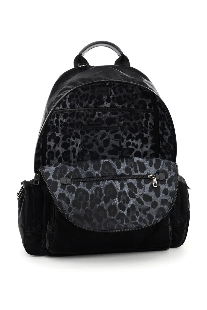 Dolce & Gabbana Sicilia DNA Logo Tag Backpack - Black 3 Dolce & Gabbana Sicilia DNA Logo Tag Backpack - Black - Image 3