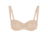 ( New Season ) Dolce & Gabbana Monogram Balconette Bra - Beige