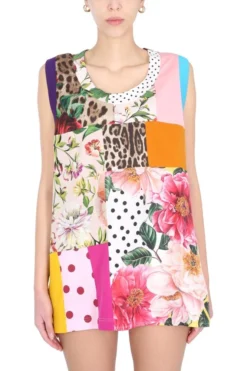 Dolce & Gabbana Patchwork Tank Top - Multi