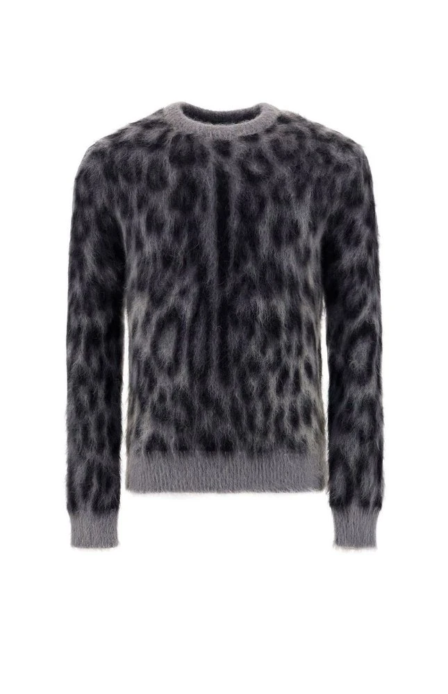 Dolce & Gabbana Leopard Intarsia Sweater - Multi 1 Dolce & Gabbana Leopard Intarsia Sweater - Multi