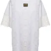 ( New Season ) Dolce & Gabbana Logo Patch Crewneck T-Shirt - White