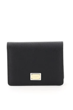 Dolce & Gabbana Logo Plaque Wallet - Black