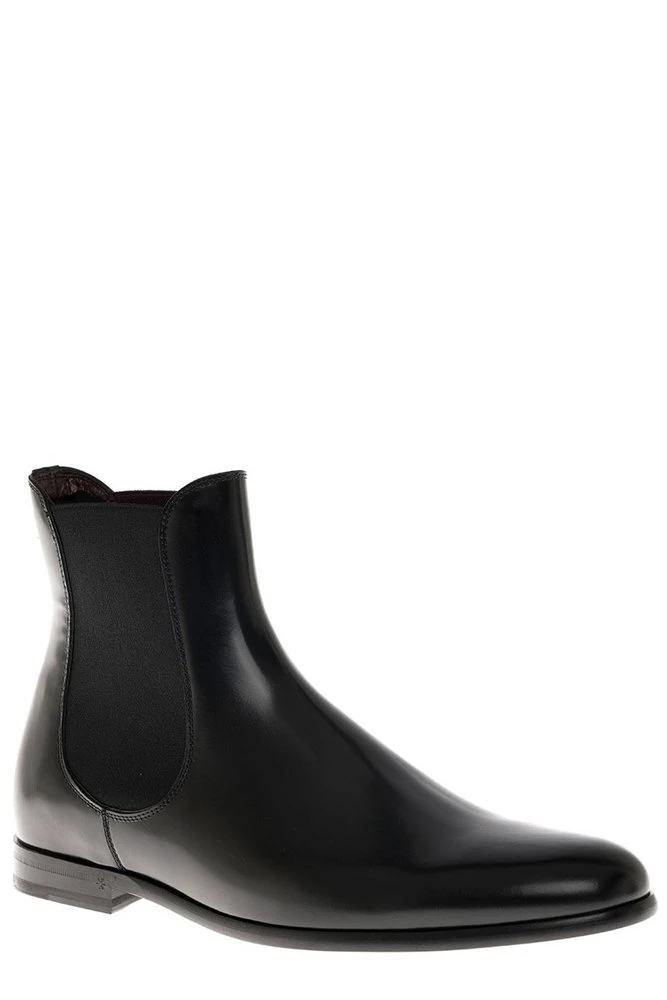 ( New Season ) Dolce & Gabbana Slip-On Chelsea Boots - Black 2 ( New Season ) Dolce & Gabbana Slip-On Chelsea Boots - Black - Image 2
