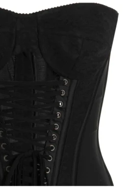 ( New Season ) Dolce & Gabbana Lace-Up Bustier Top - Black 6 ( New Season ) Dolce & Gabbana Lace-Up Bustier Top - Black -Cheap Vestureo Store da06341fa80c9347220f2af20b376373