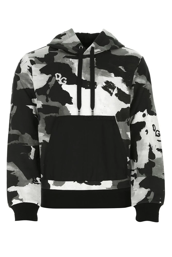 Dolce & Gabbana Camouflage Print Hoodie - Multi 1 Dolce & Gabbana Camouflage Print Hoodie - Multi