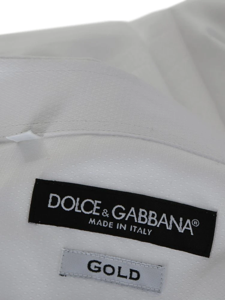 ( New Season ) Dolce & Gabbana Classic Tailored Shirt - White 5 ( New Season ) Dolce & Gabbana Classic Tailored Shirt - White - Image 5