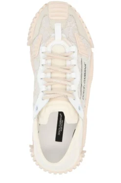 Dolce & Gabbana NS1 Lace-Up Sneakers - White -Cheap Vestureo Store db12a1dcce6742c23e8d64998a42d7d8