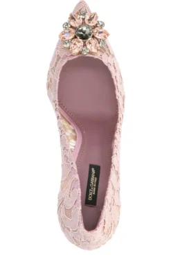 Dolce & Gabbana Taormina Lace Embellished Pumps - Pink 5 Dolce & Gabbana Taormina Lace Embellished Pumps - Pink -Cheap Vestureo Store db5a6232e3fe260862a6f893161b8e17