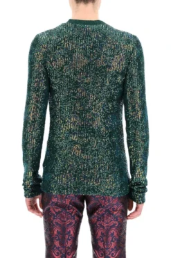 ( New Season ) Dolce & Gabbana Allover Sequin Crewneck Sweater - Multi -Cheap Vestureo Store db72d7c8e6f09512964f32961e33de72