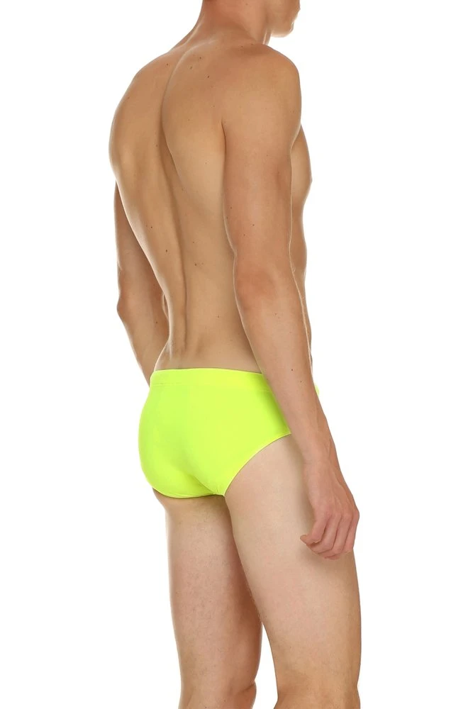 Dolce & Gabbana Logo Printed Swimming Briefs - Yellow 4 Dolce & Gabbana Logo Printed Swimming Briefs - Yellow - Image 4