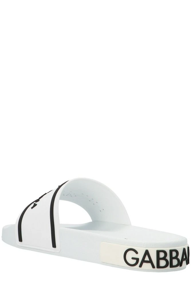 Dolce & Gabbana Logo Crown Slides - Black 2 Dolce & Gabbana Logo Crown Slides - Black - Image 2