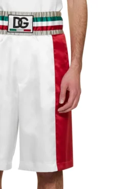 ( New Season ) Dolce & Gabbana DG Patch Satin Shorts - Multi -Cheap Vestureo Store dc55e17e1423f09aa52438e9a41cda6a
