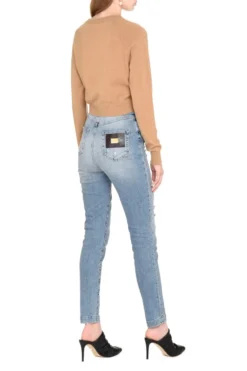 Dolce & Gabbana V-Neck Cropped Cardigan - Brown 8 Dolce & Gabbana V-Neck Cropped Cardigan - Brown -Cheap Vestureo Store dcf79dc575e2f7626c6eba7ff8b7f5ec