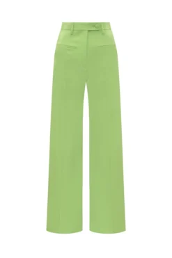( New Season ) Dolce & Gabbana High-Rise Flared Pants - Green