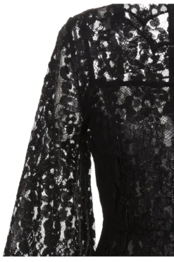 Dolce & Gabbana Floral Lace Mini Dress - Black -Cheap Vestureo Store dd65155de69cdc2b961e3e2e14600f2a