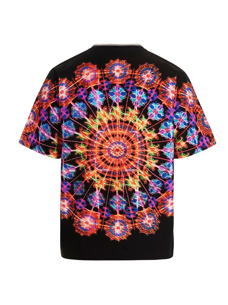 ( New Season ) Dolce & Gabbana Kaleidoscopic Printed Crewneck T-Shirt - Multi 2 ( New Season ) Dolce & Gabbana Kaleidoscopic Printed Crewneck T-Shirt - Multi - Image 2