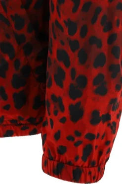 ( New Season ) Dolce & Gabbana Leopard Printed Hooded Jacket - Red -Cheap Vestureo Store ddea465e5260b4d3aad0989c65131075
